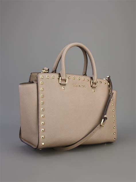 Michael kors selma studded satchel + FREE SHIPPING